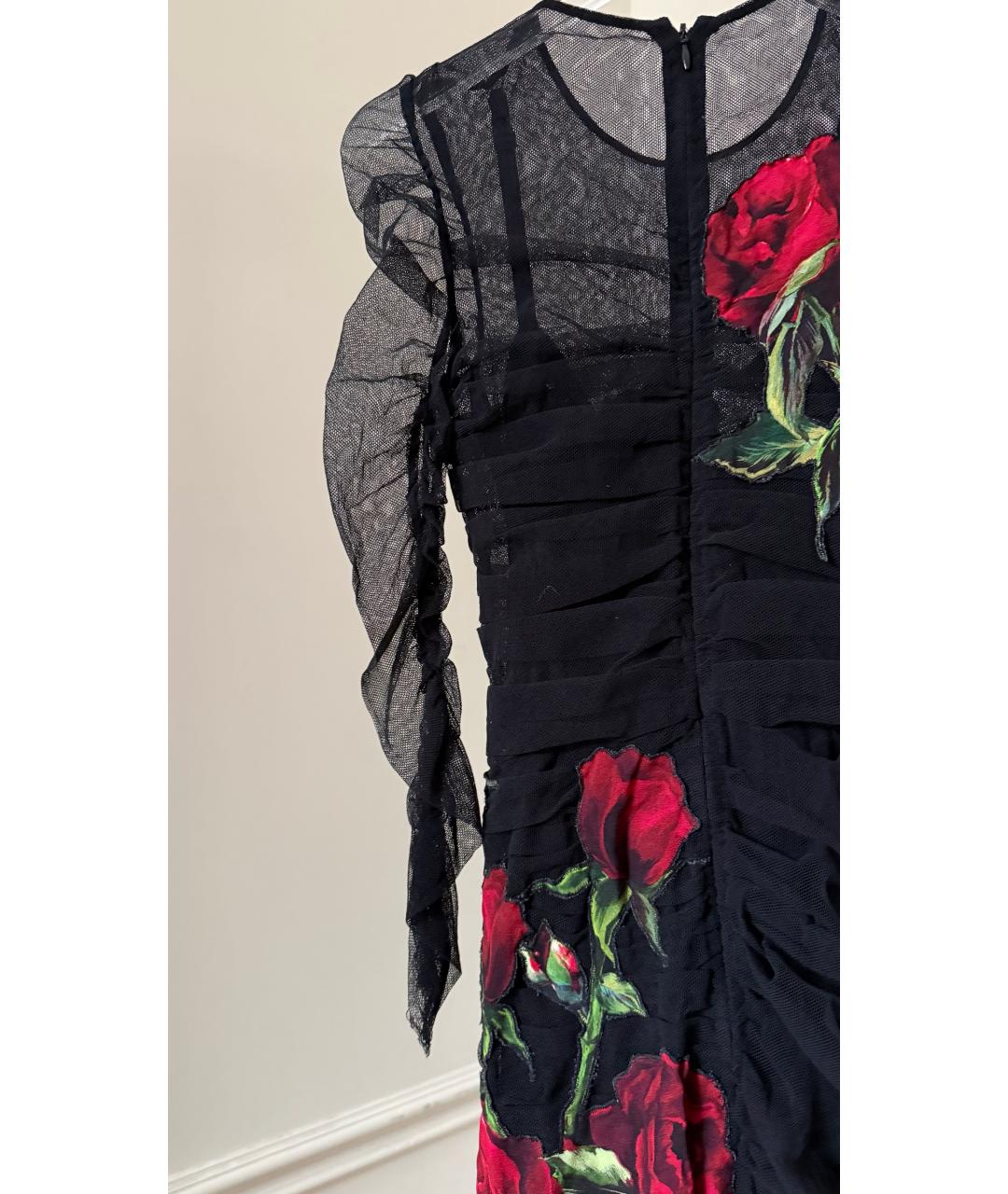 DOLCE&GABBANA Черное вечернее платье, фото 3