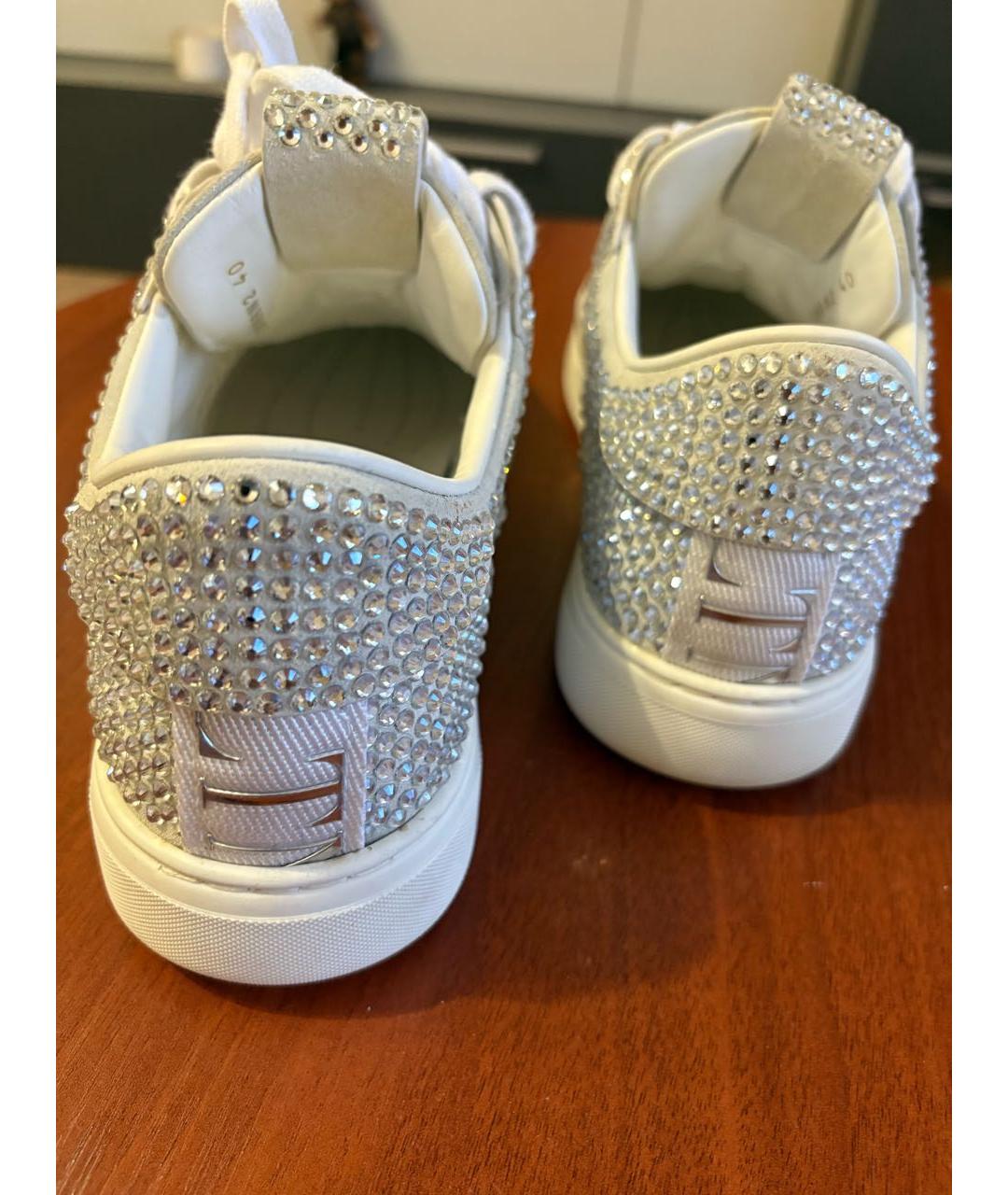 VALENTINO Белые кожаные кроссовки, фото 3