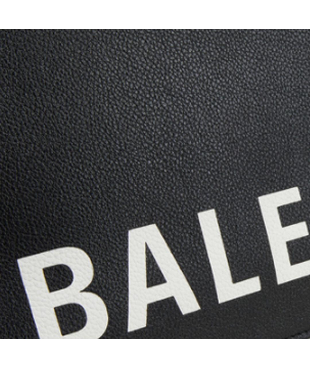 BALENCIAGA Черная кожаная папка для документов, фото 5