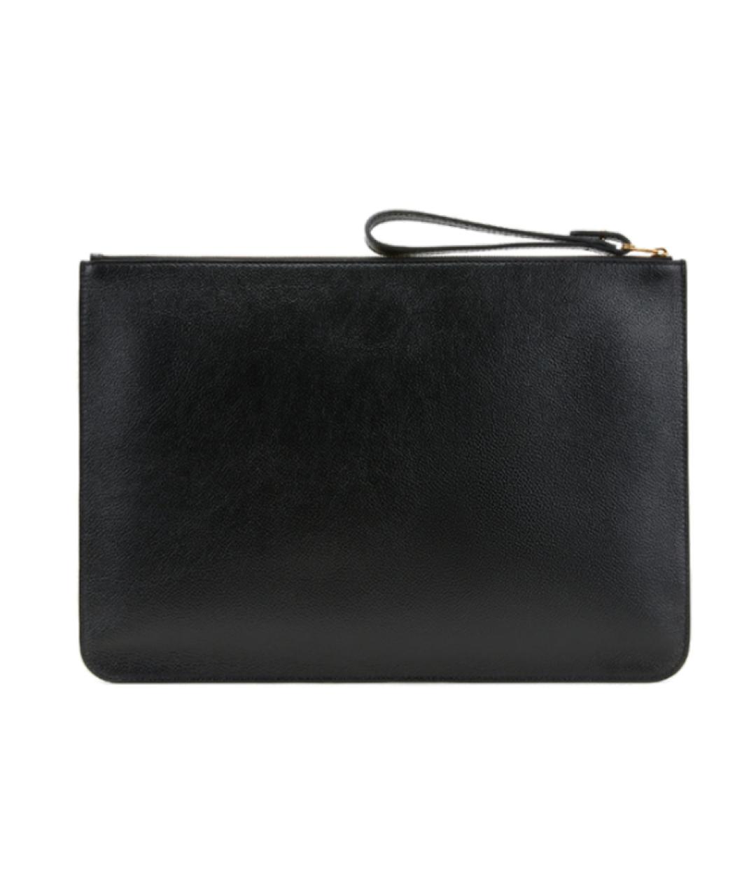 BALENCIAGA Черная кожаная папка для документов, фото 4