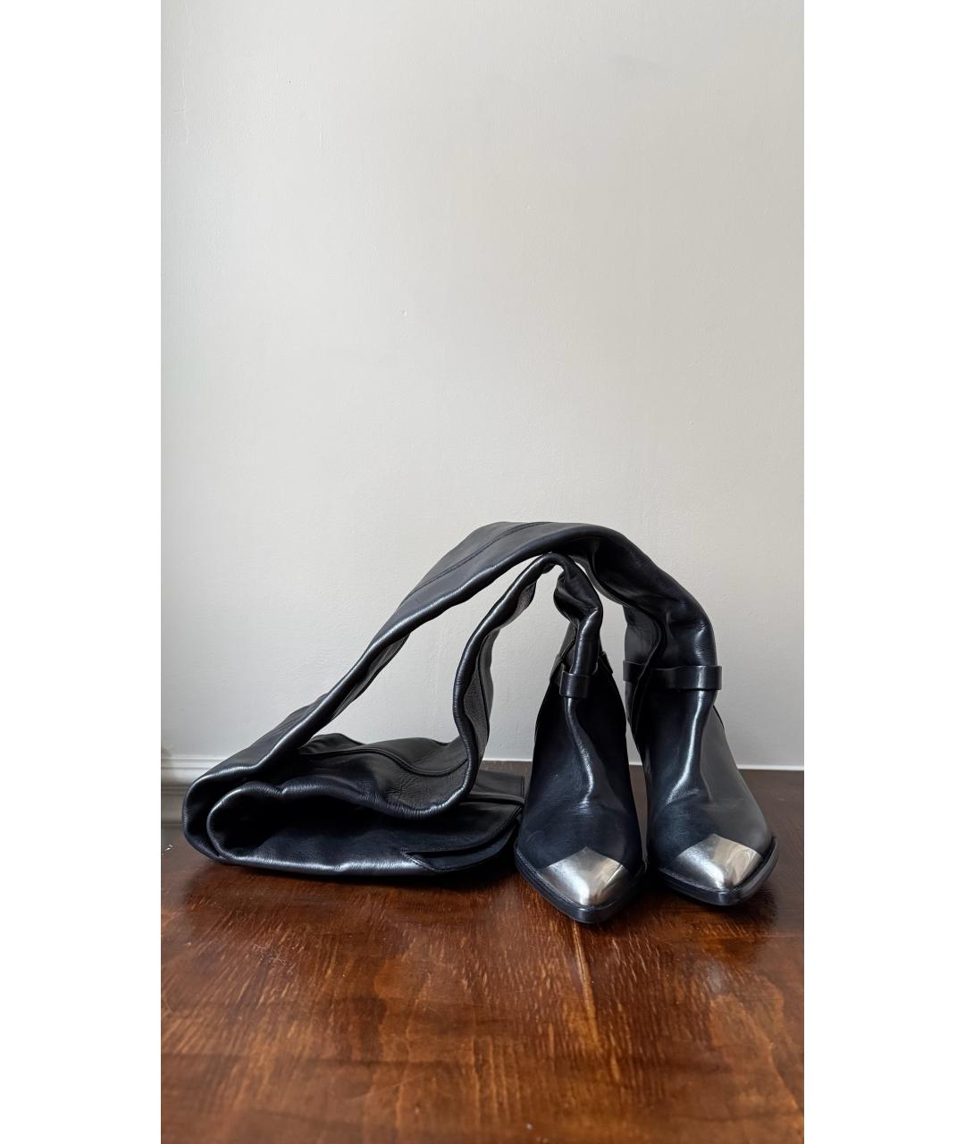 ISABEL MARANT Черные кожаные ботильоны, фото 2