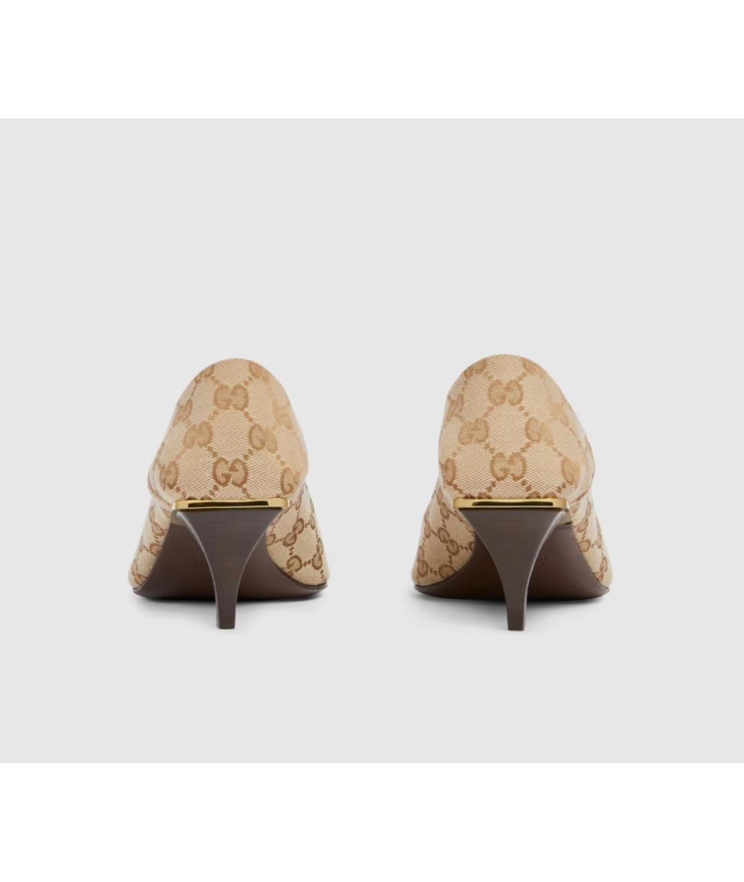 GUCCI Бежевые туфли, фото 5