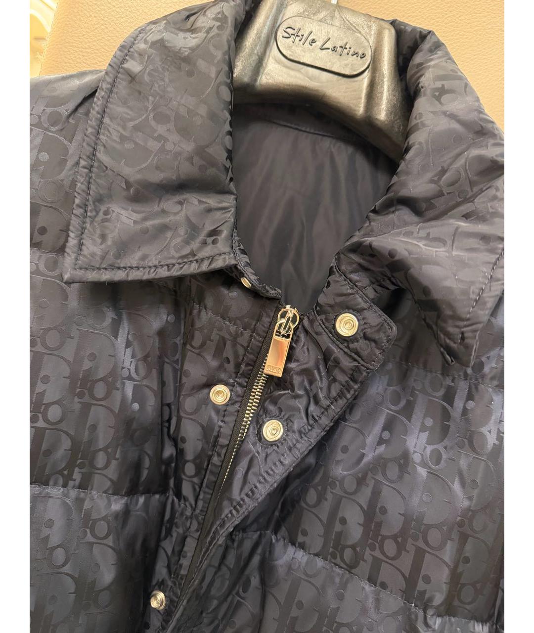 CHRISTIAN DIOR Темно-синяя полиамидовая куртка, фото 7