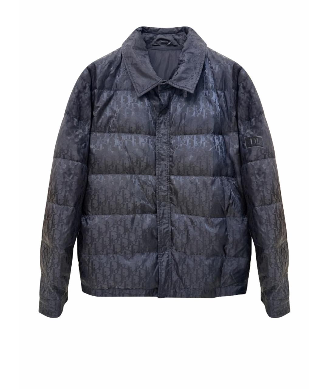 CHRISTIAN DIOR Темно-синяя полиамидовая куртка, фото 1
