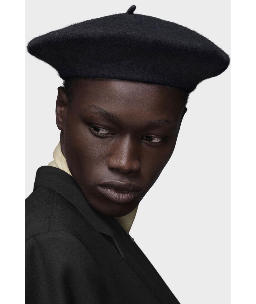 MAISON MARGIELA Черная шерстяная шапка, фото 4