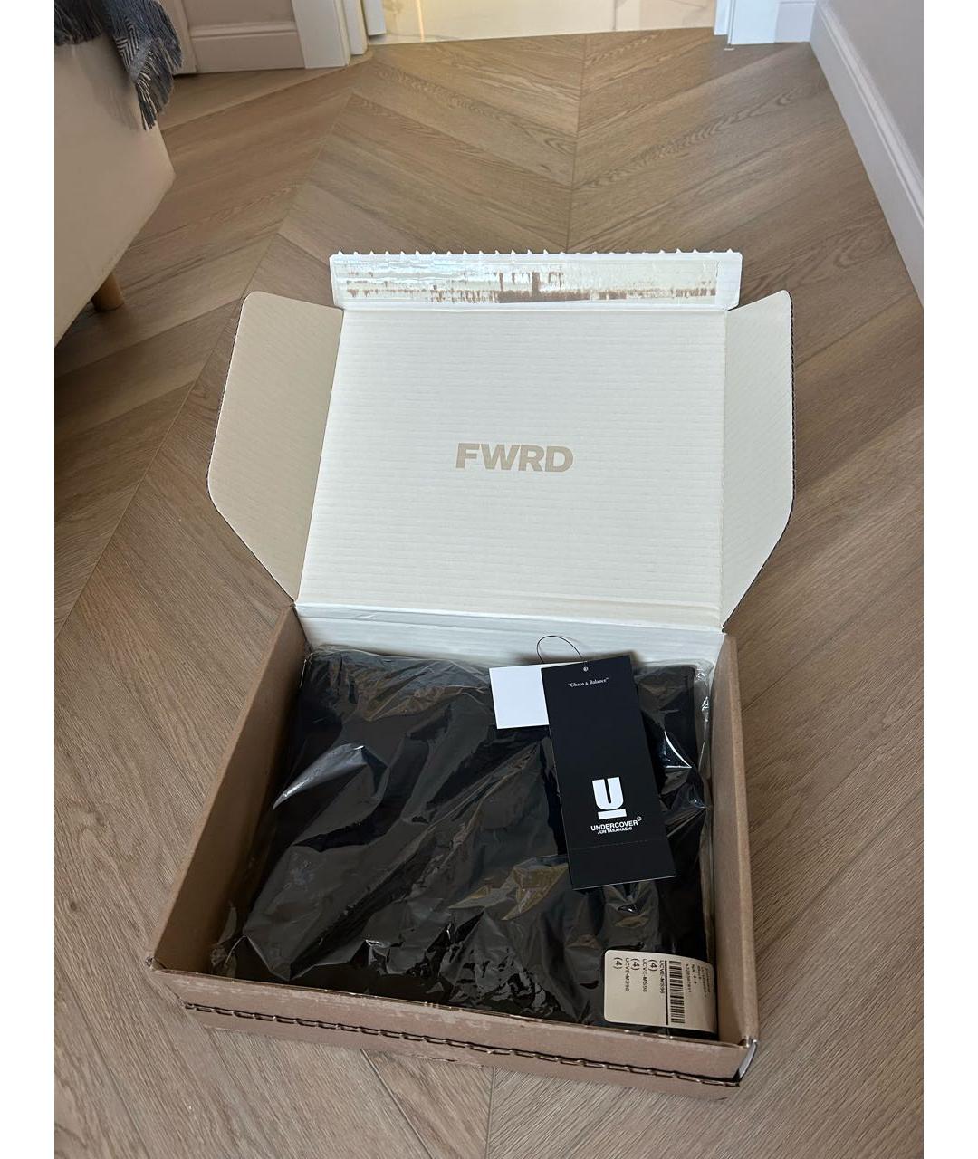 UNDERCOVER Черная хлопковая футболка, фото 3