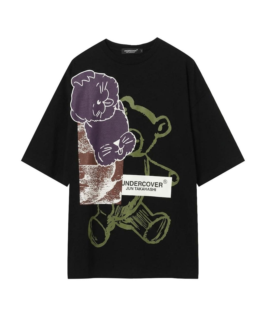 UNDERCOVER Черная хлопковая футболка, фото 1