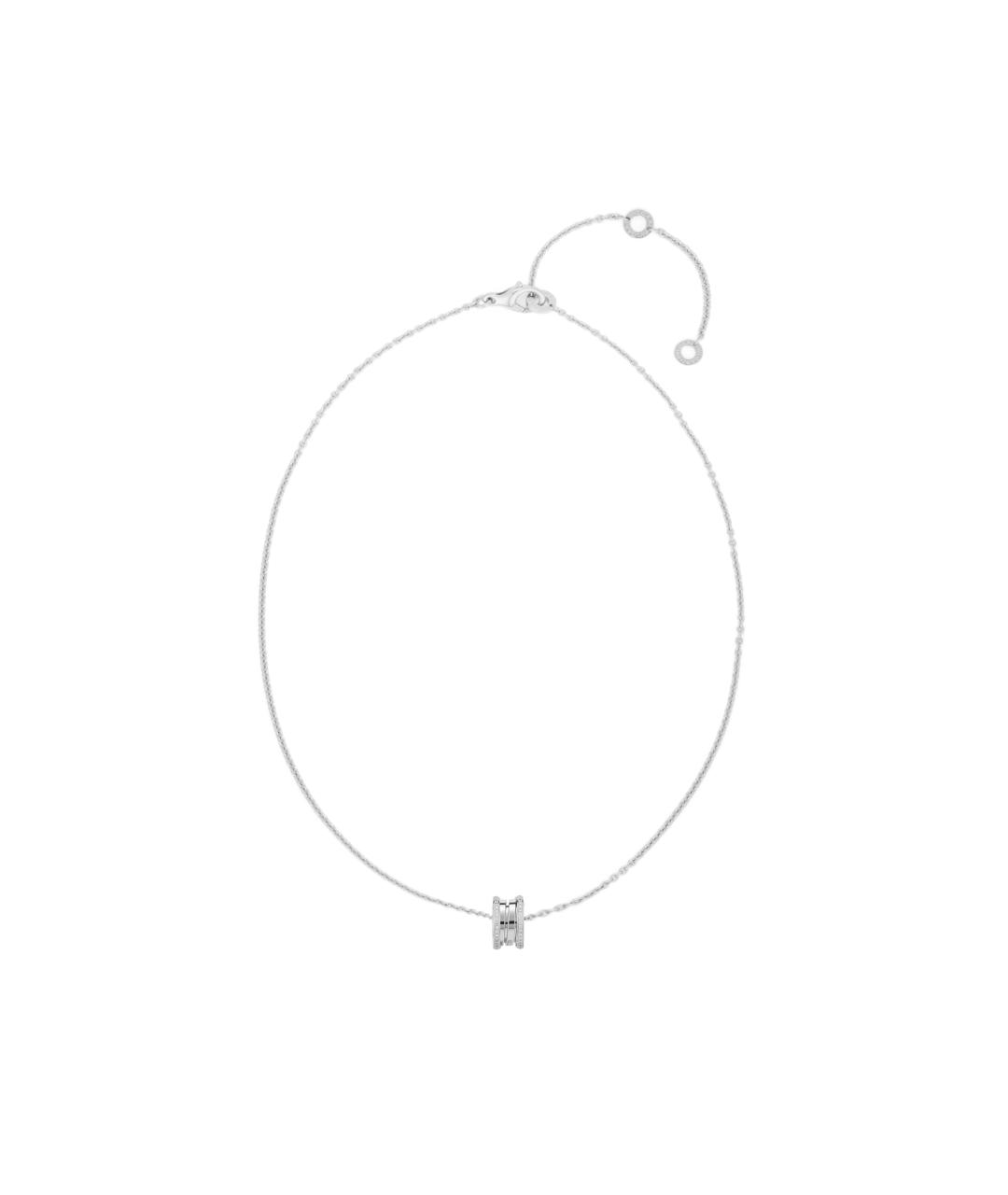 BVLGARI Серебряное колье из белого золота, фото 3