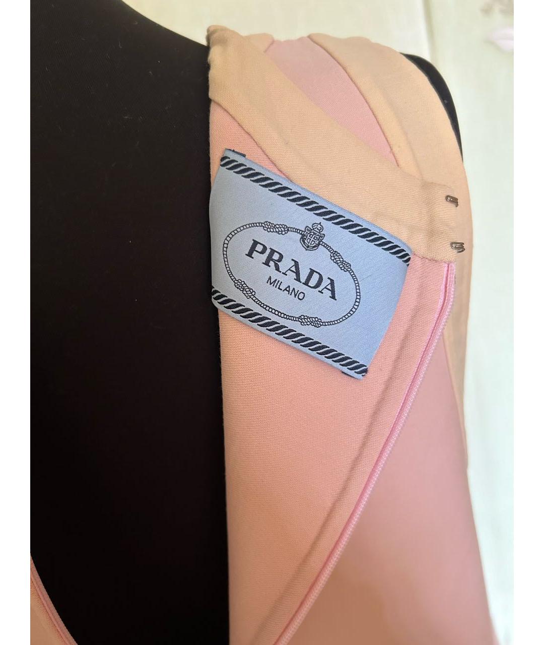 PRADA Розовое повседневное платье, фото 3