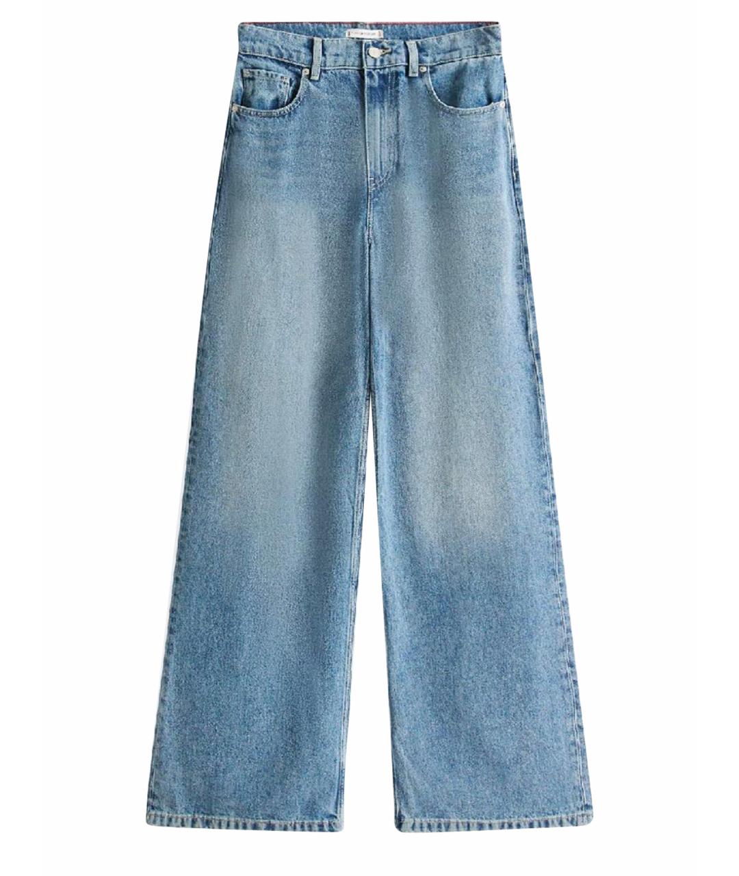 TOMMY HILFIGER Голубые хлопко-лиоцелловые джинсы клеш, фото 1