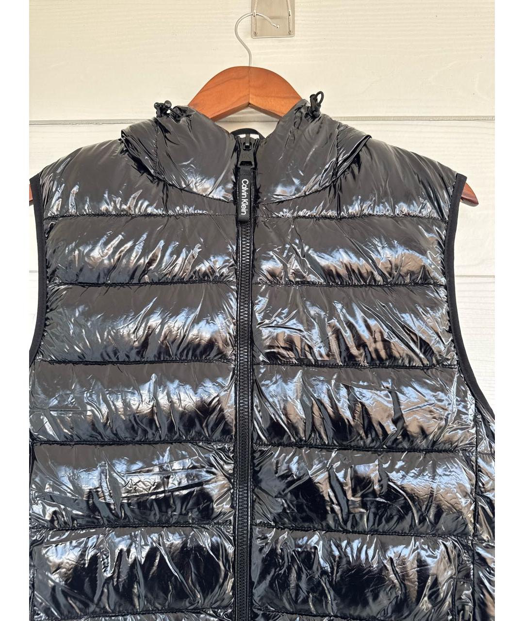 CALVIN KLEIN Черный полиэстеровый жилет, фото 2