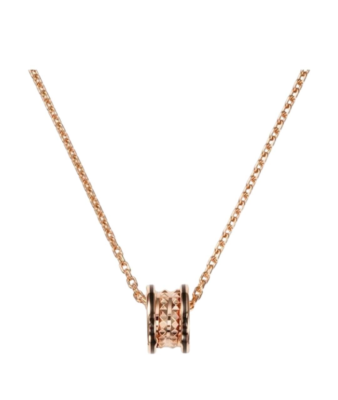 BVLGARI Золотое колье из розового золота, фото 1