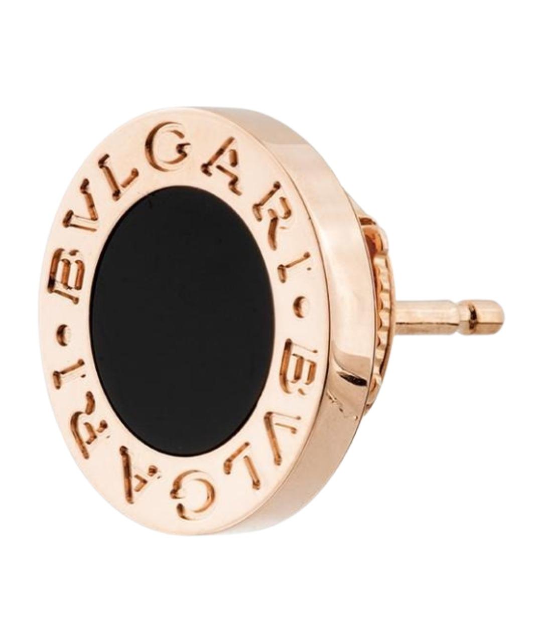 BVLGARI Золотые серьги из розового золота, фото 1