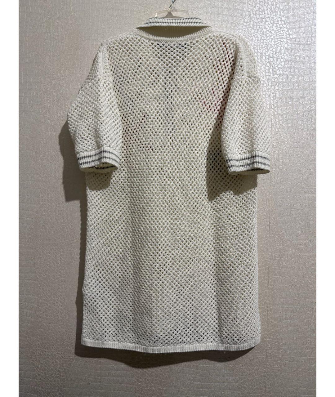 VERSACE Белый сетчатый костюм с юбками, фото 3