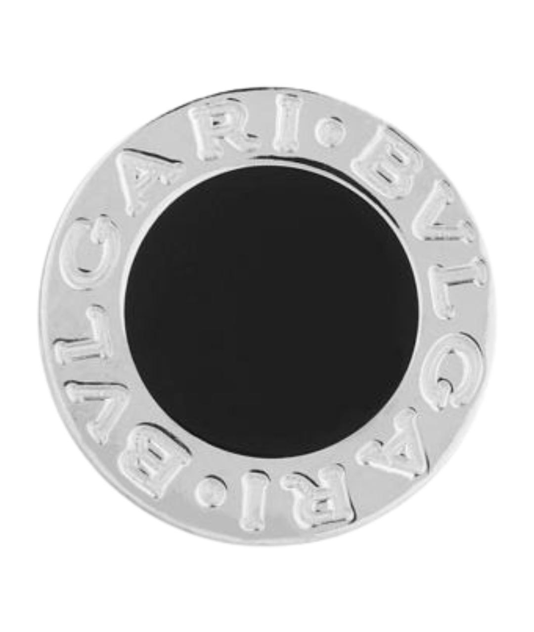 BVLGARI Серебряные серьги из белого золота, фото 1