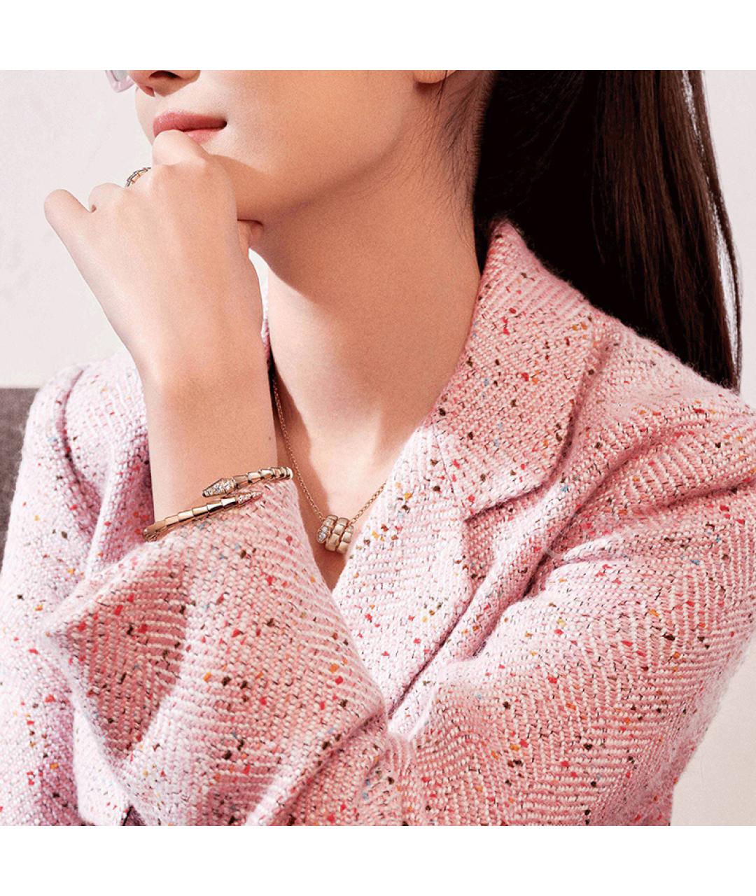 BVLGARI Золотое колье из розового золота, фото 3