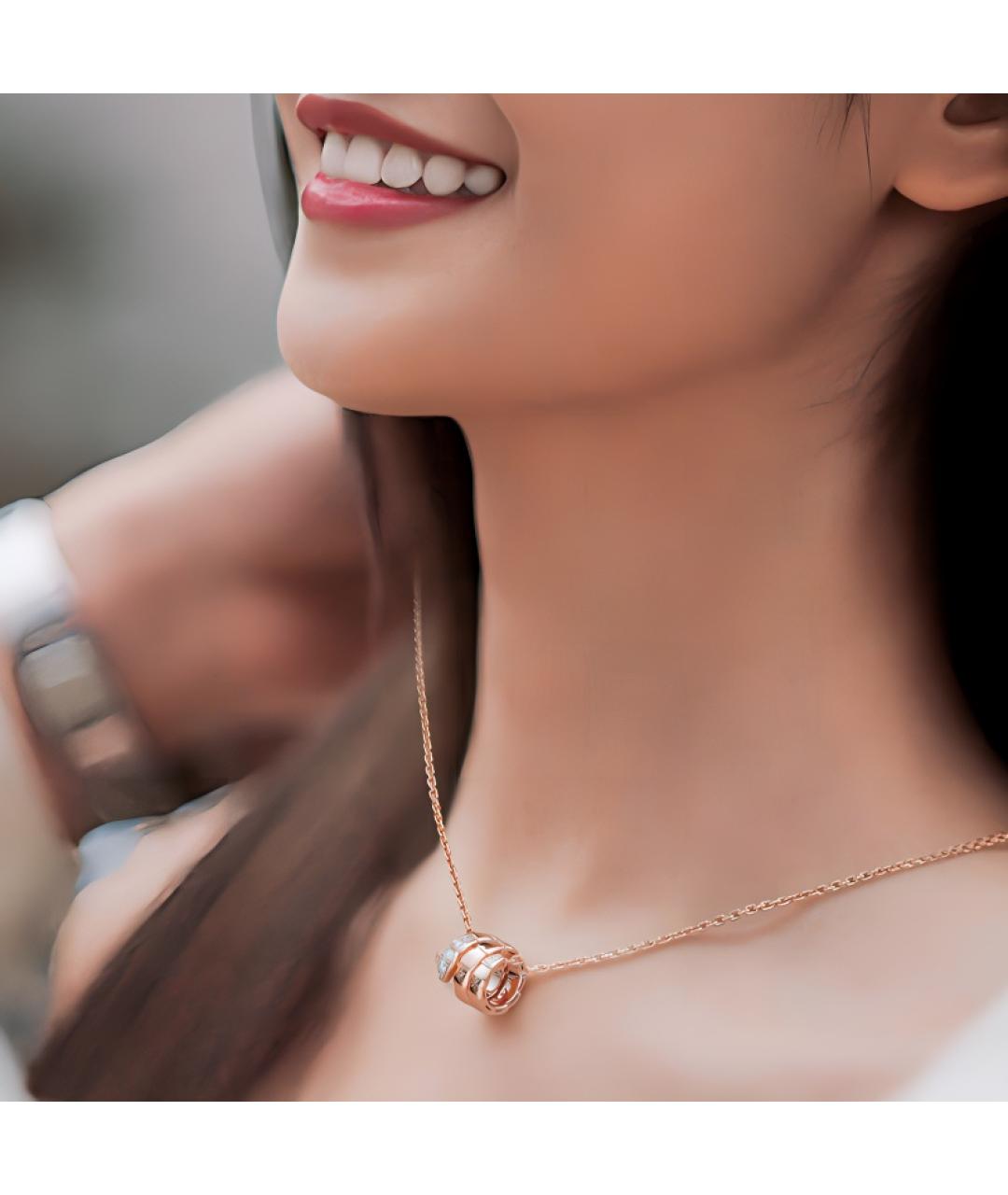 BVLGARI Золотое колье из розового золота, фото 2