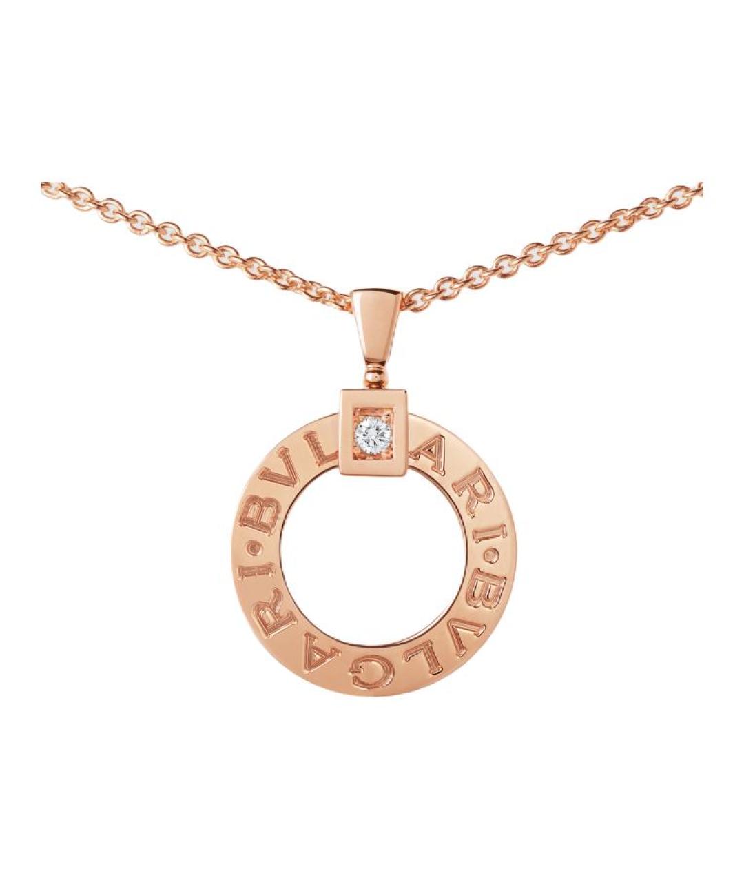 BVLGARI Золотое колье из розового золота, фото 3