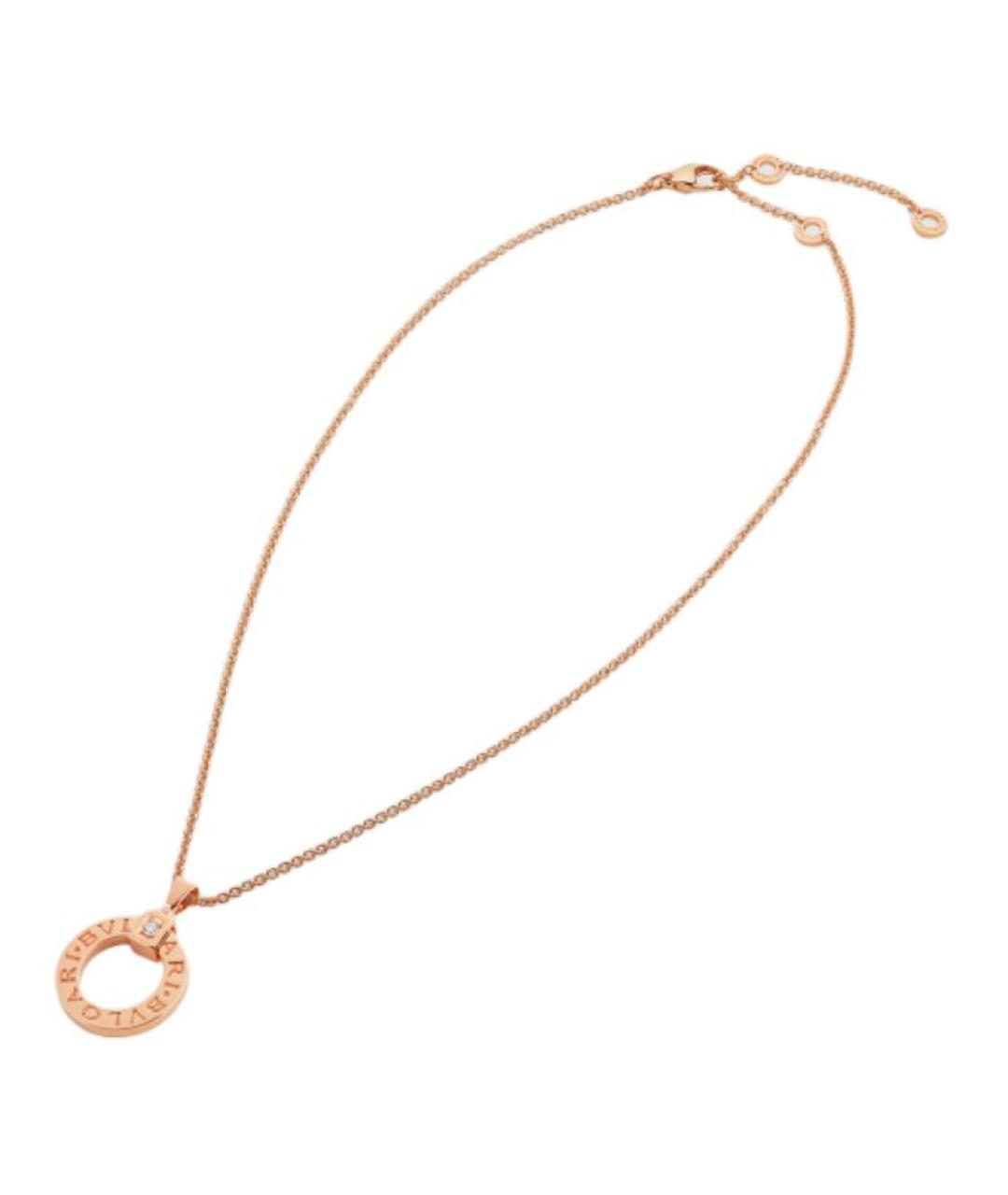 BVLGARI Золотое колье из розового золота, фото 2