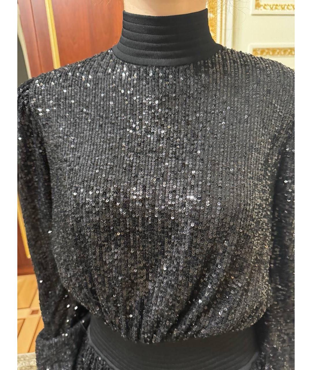 BALMAIN Черное коктейльное платье, фото 3