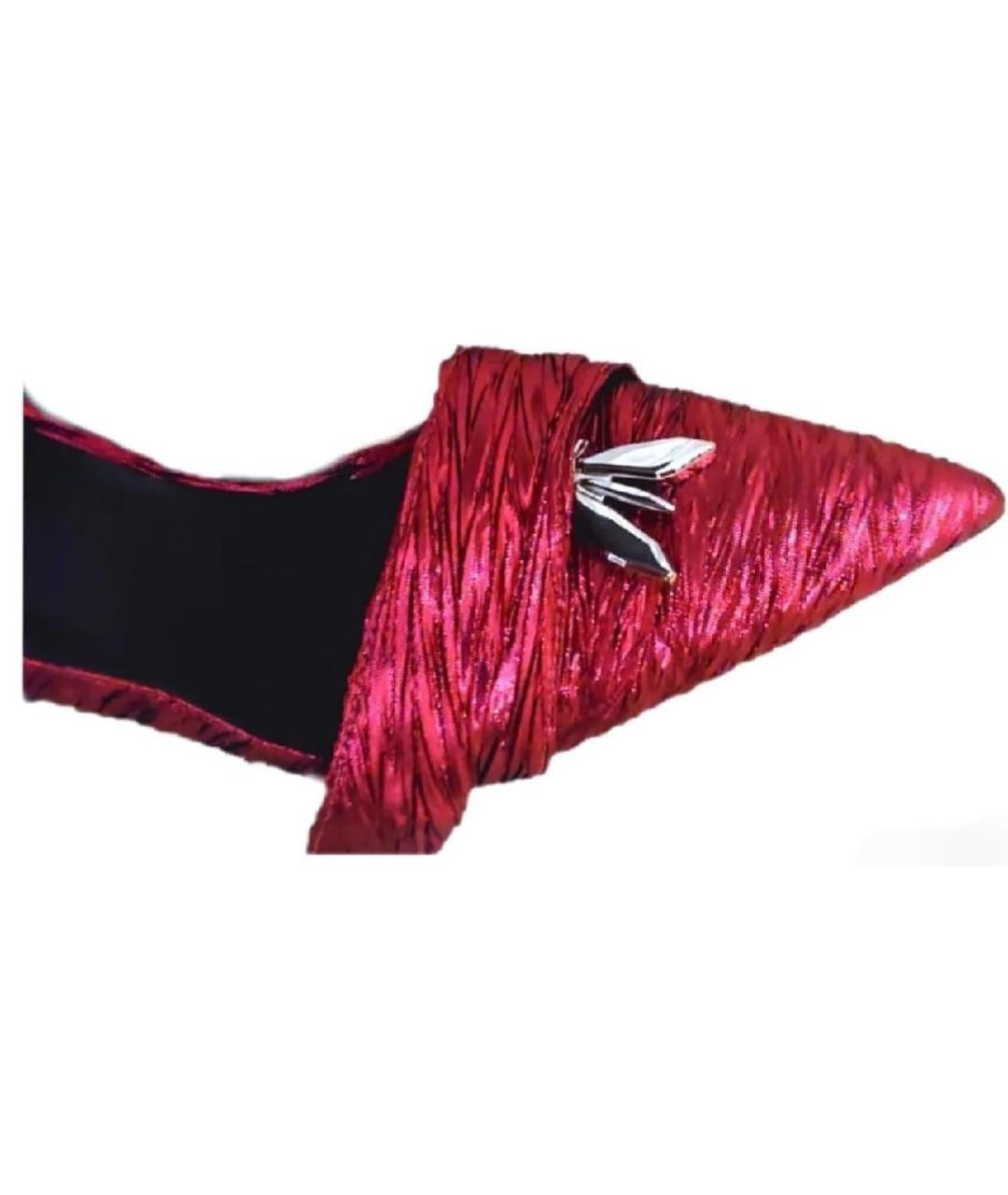 PATRIZIA PEPE Розовые кожаные туфли, фото 7