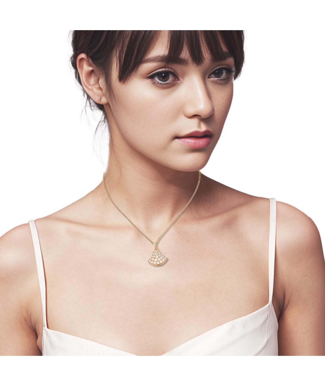 BVLGARI Золотое колье из розового золота, фото 3