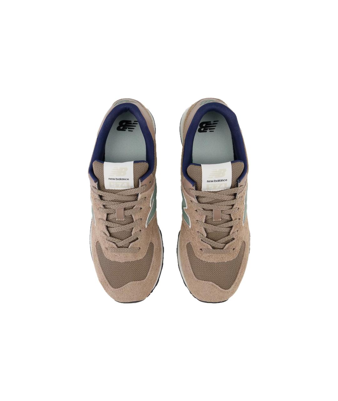 NEW BALANCE Коричневые кроссовки, фото 3