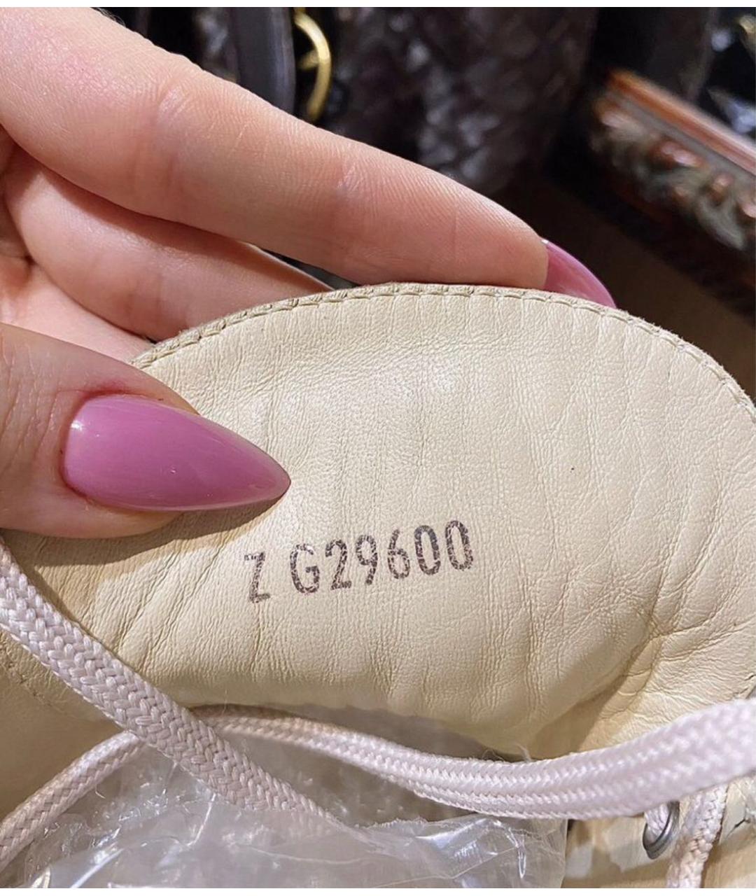 CHANEL Бежевые кожаные эспадрильи, фото 7