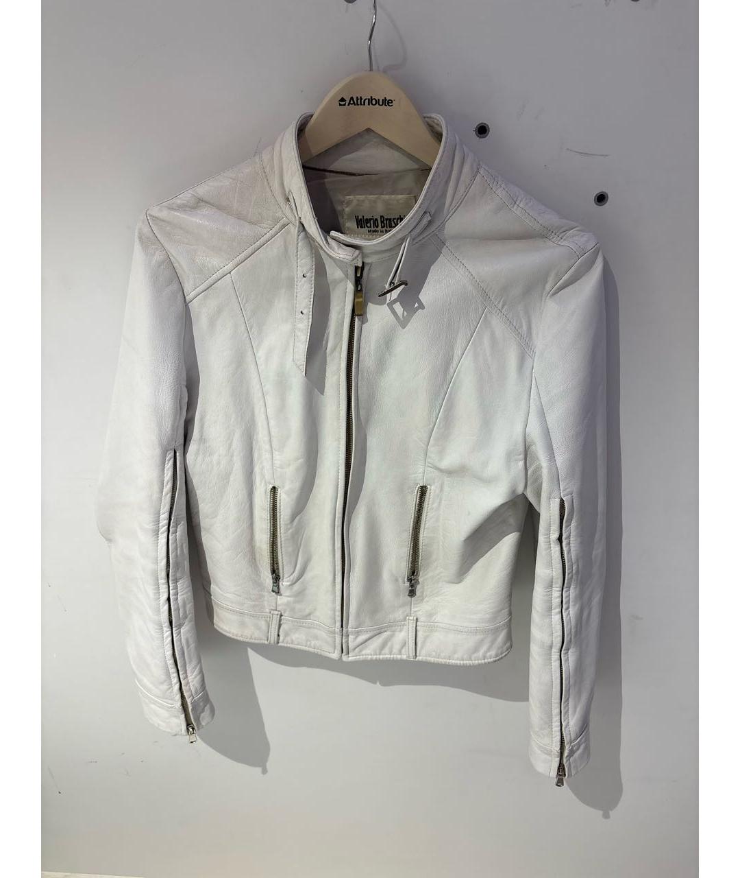 BRASCHI Белый кожаный ремень, фото 8