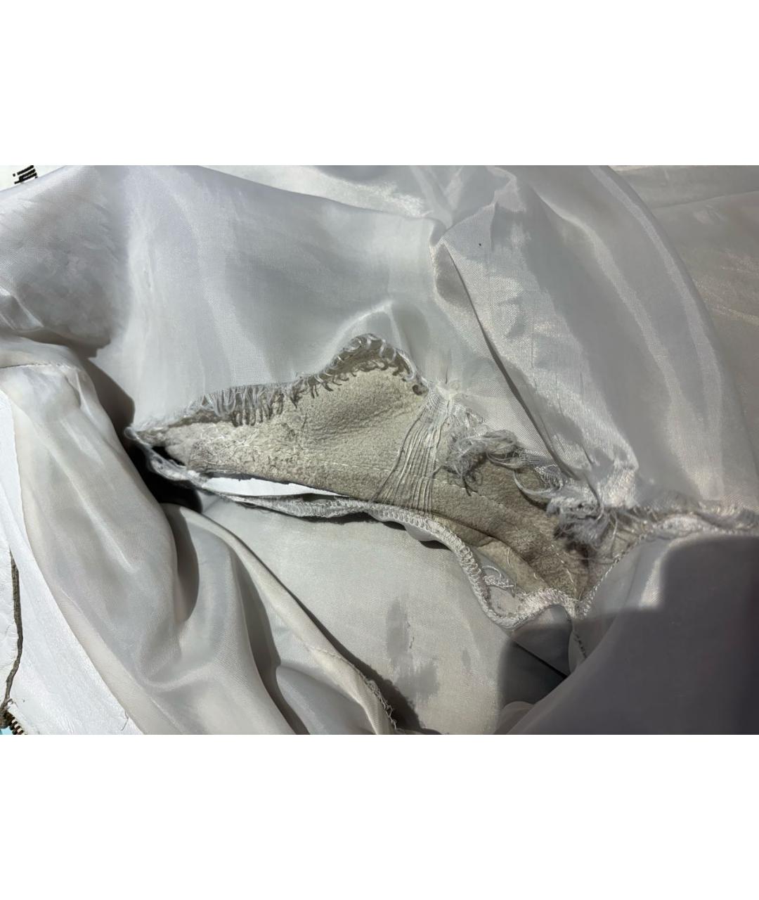 BRASCHI Белый кожаный ремень, фото 7