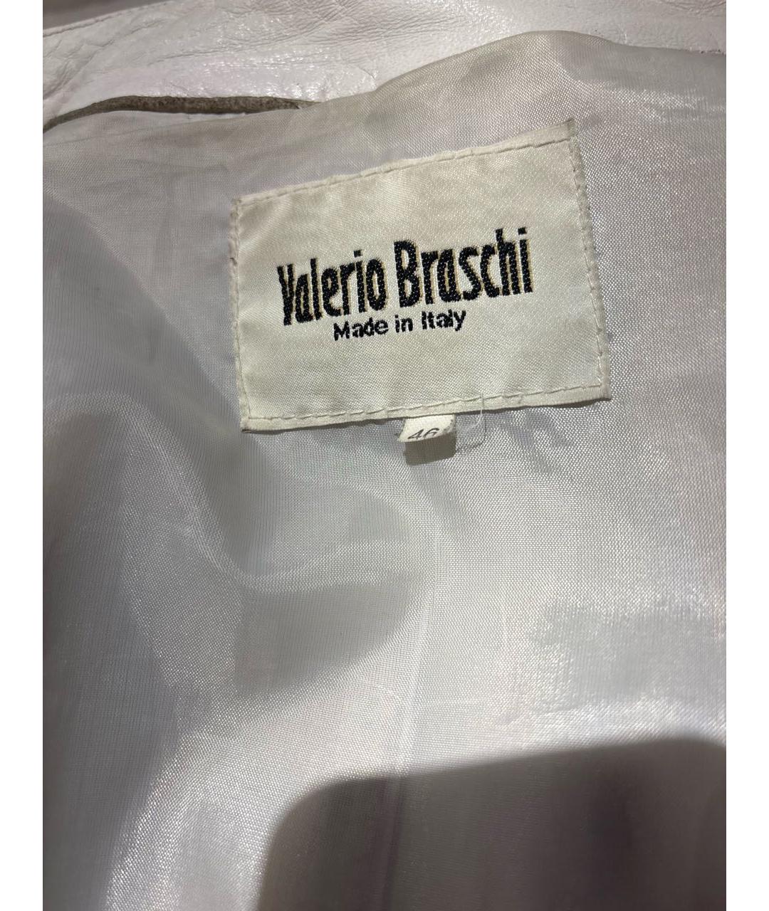 BRASCHI Белый кожаный ремень, фото 3