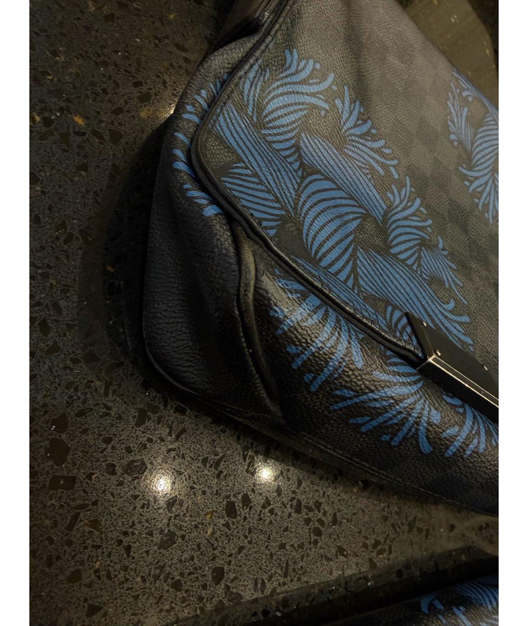 LOUIS VUITTON Синяя кожаная сумка на плечо, фото 6