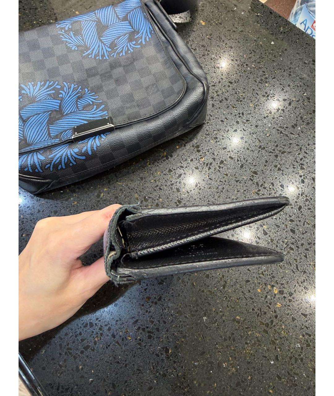 LOUIS VUITTON Синяя кожаная сумка на плечо, фото 8