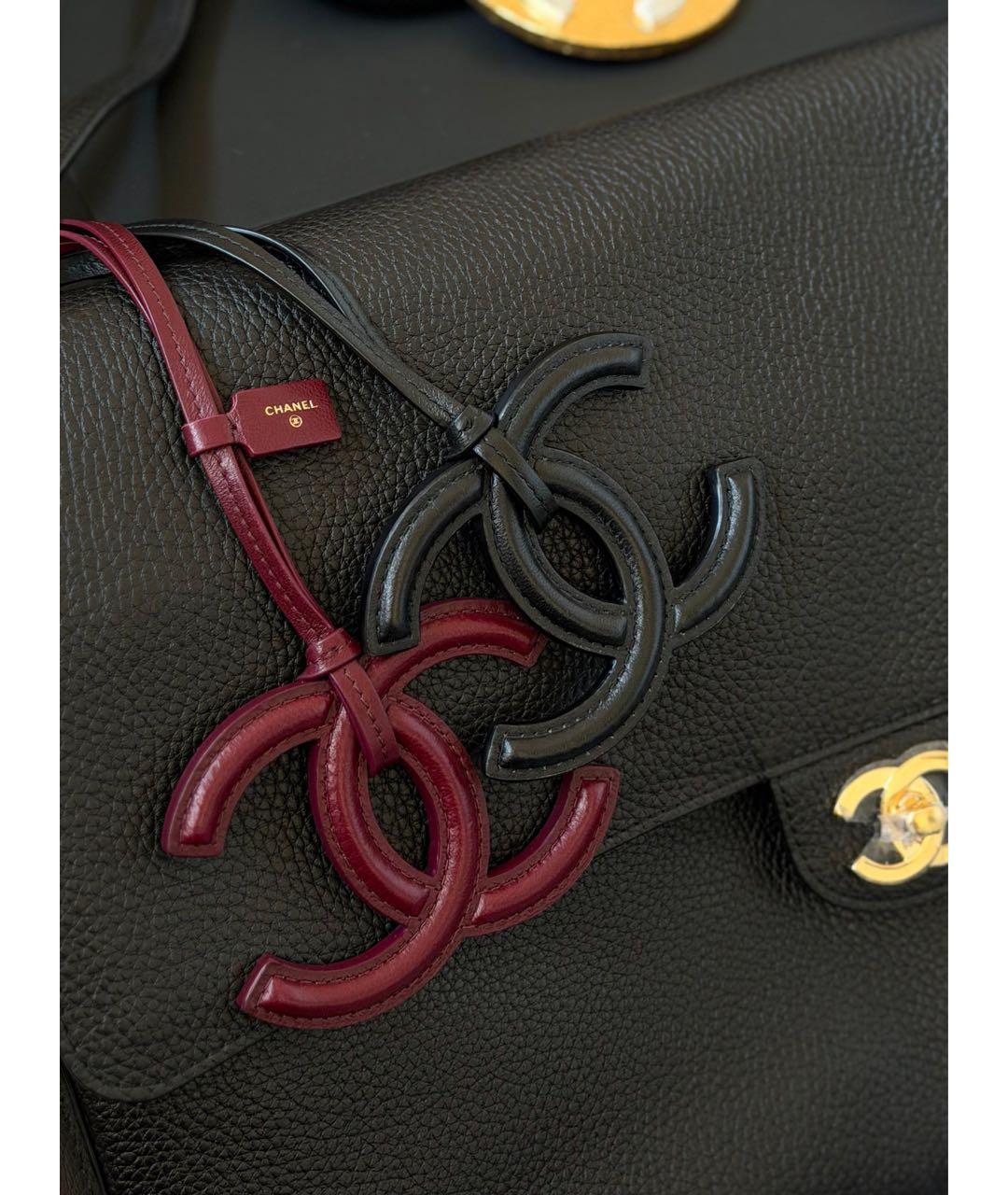 CHANEL Черный брелок, фото 3