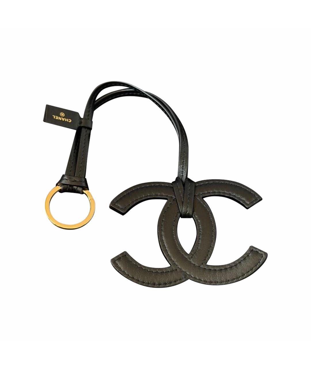 CHANEL Черный брелок, фото 1