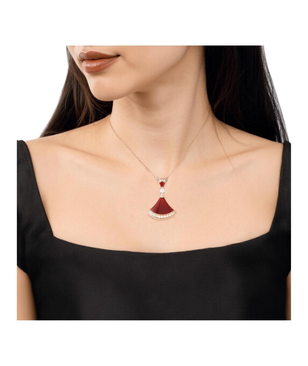 BVLGARI Золотое колье из розового золота, фото 3