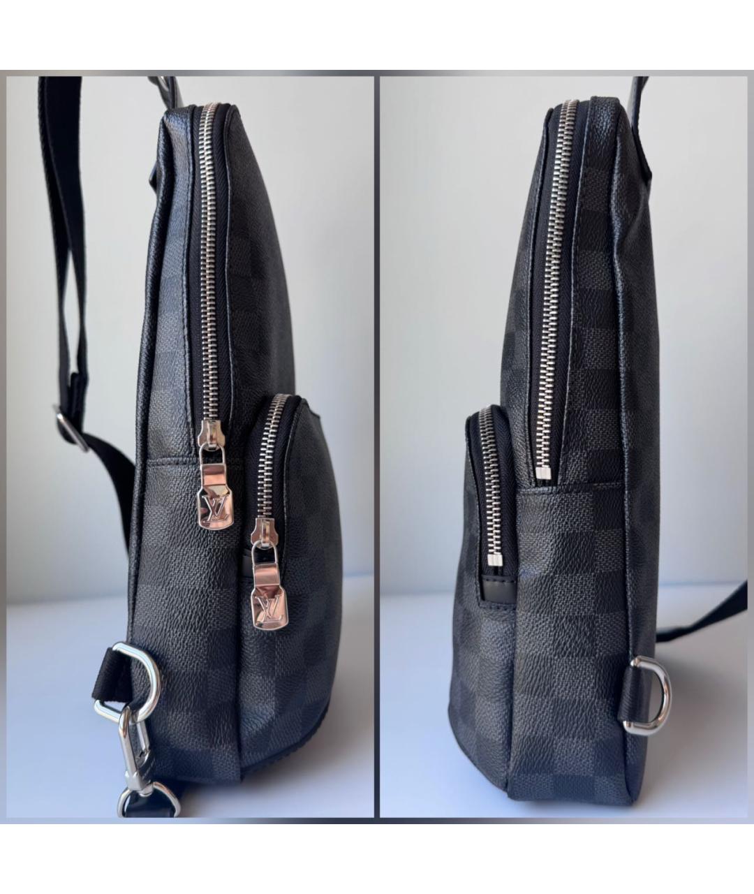 LOUIS VUITTON Черная сумка на плечо, фото 5