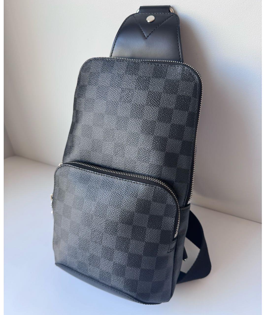 LOUIS VUITTON Черная сумка на плечо, фото 3