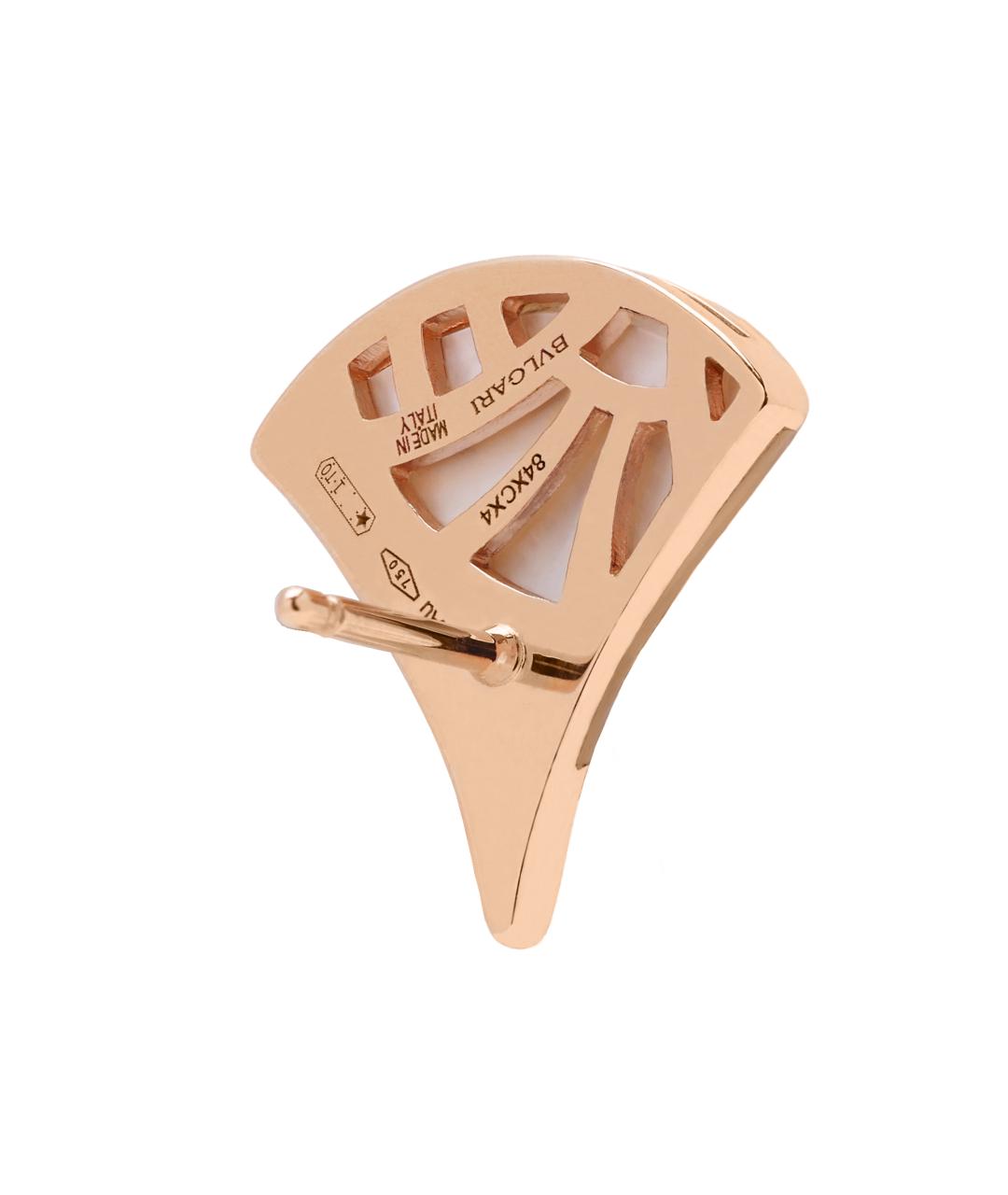 BVLGARI Золотые серьги из розового золота, фото 4