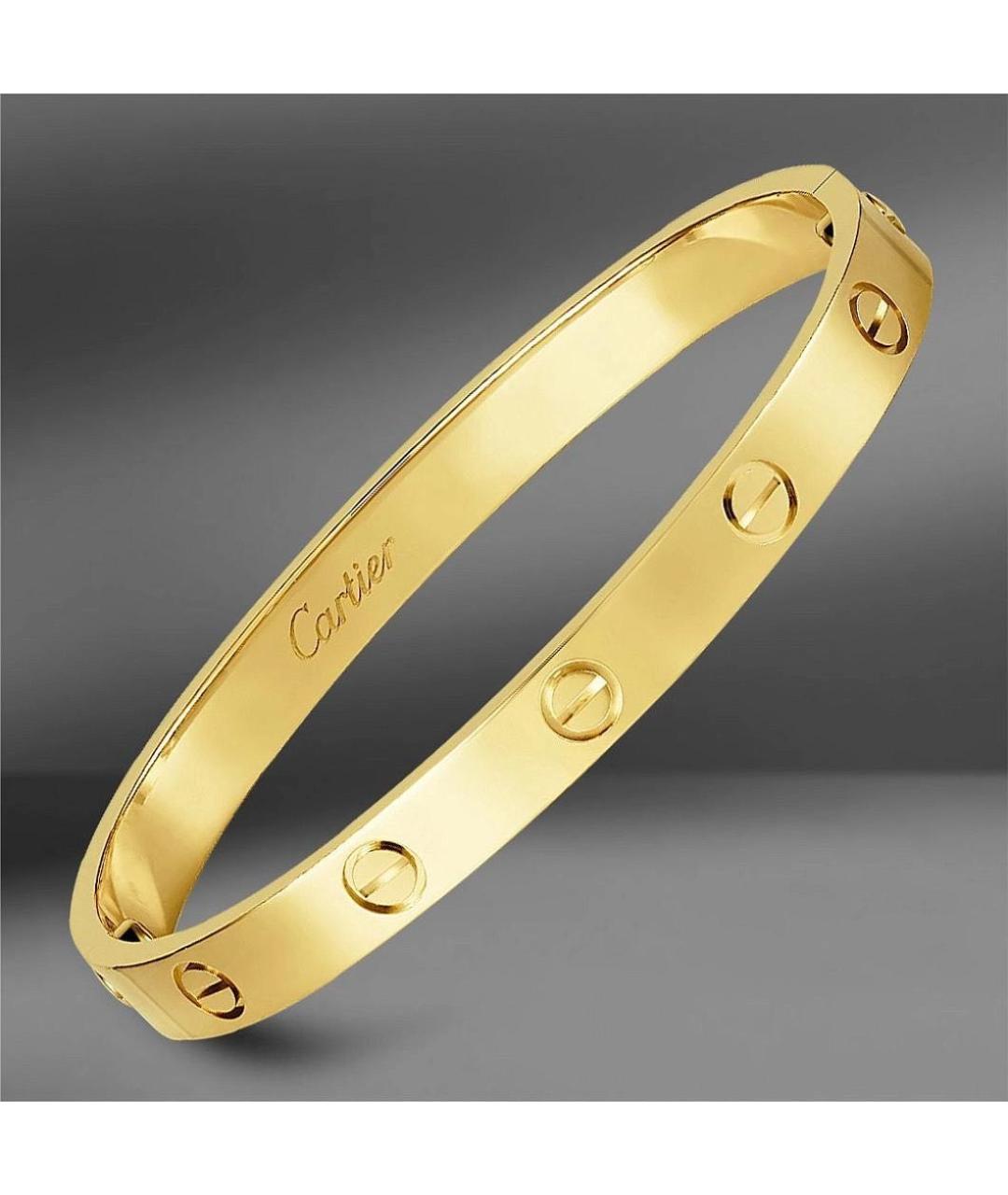 CARTIER Золотой браслет из желтого золота, фото 3