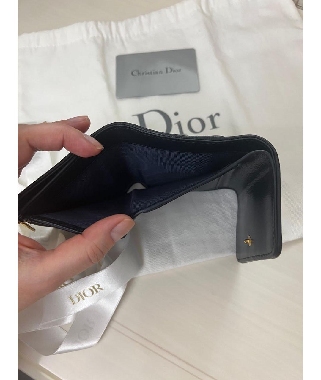 CHRISTIAN DIOR Темно-синий кошелек, фото 5