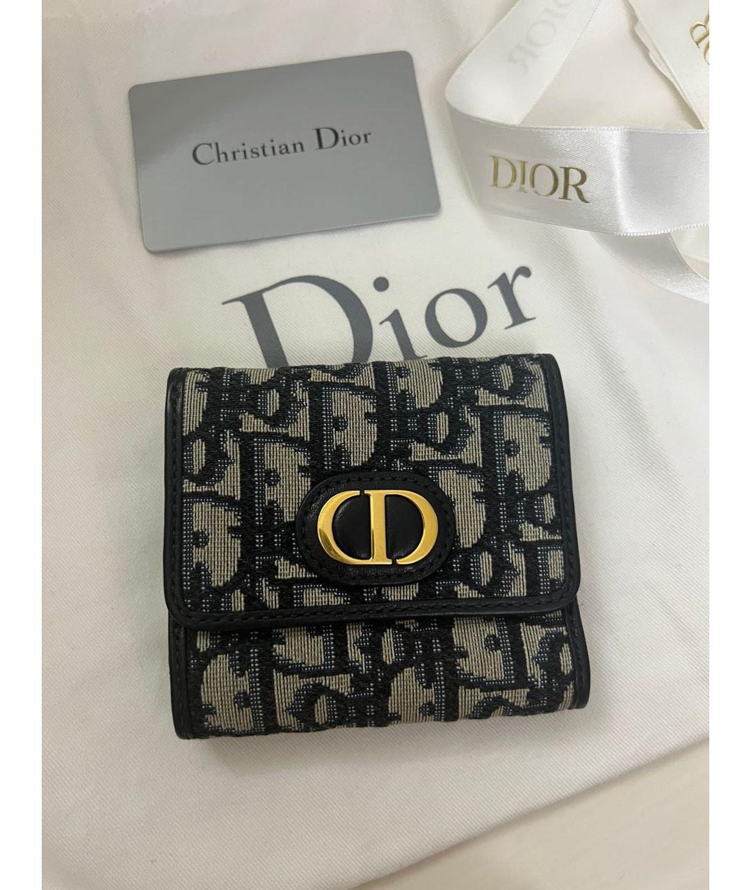 CHRISTIAN DIOR Темно-синий кошелек, фото 8