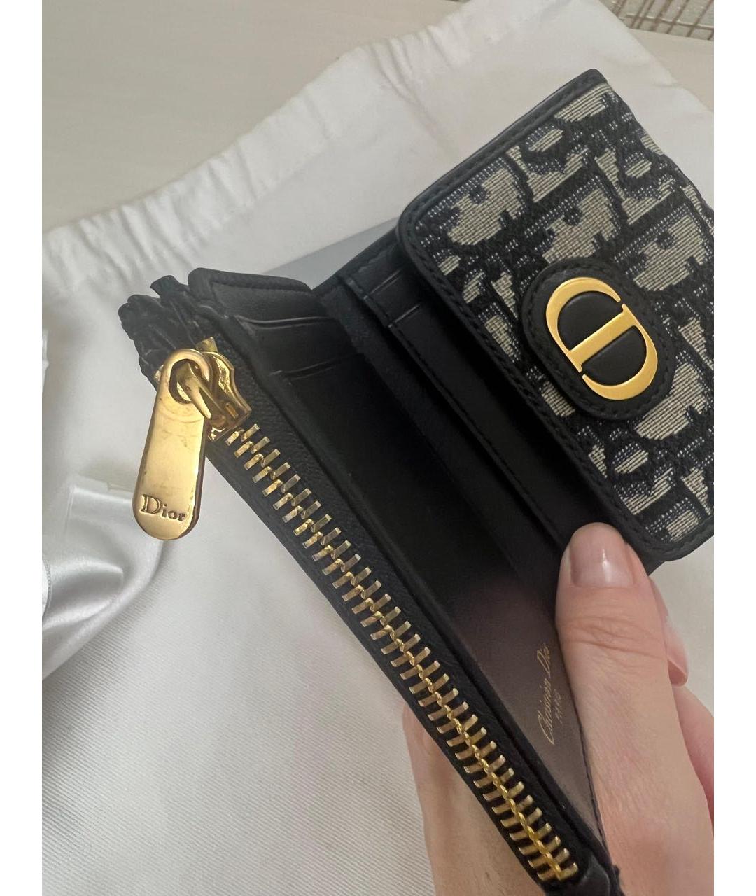 CHRISTIAN DIOR Темно-синий кошелек, фото 6