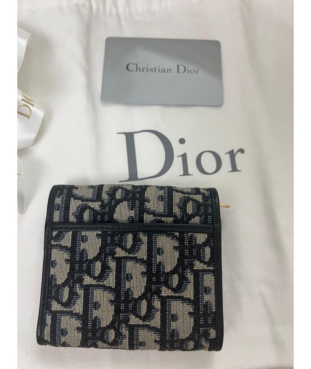 CHRISTIAN DIOR Темно-синий кошелек, фото 3