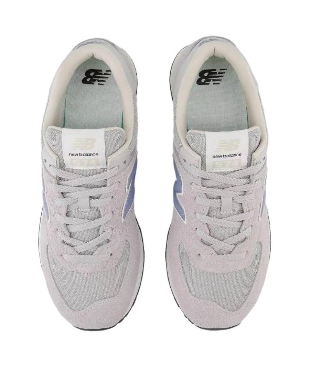 NEW BALANCE Серые кроссовки, фото 3