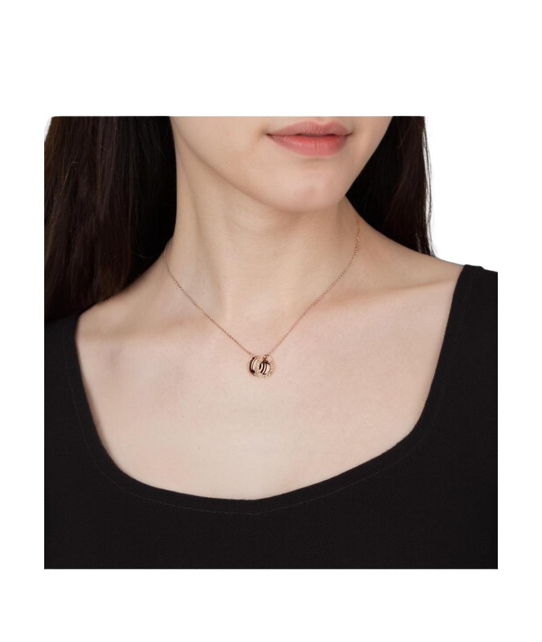 BVLGARI Золотое колье из розового золота, фото 2