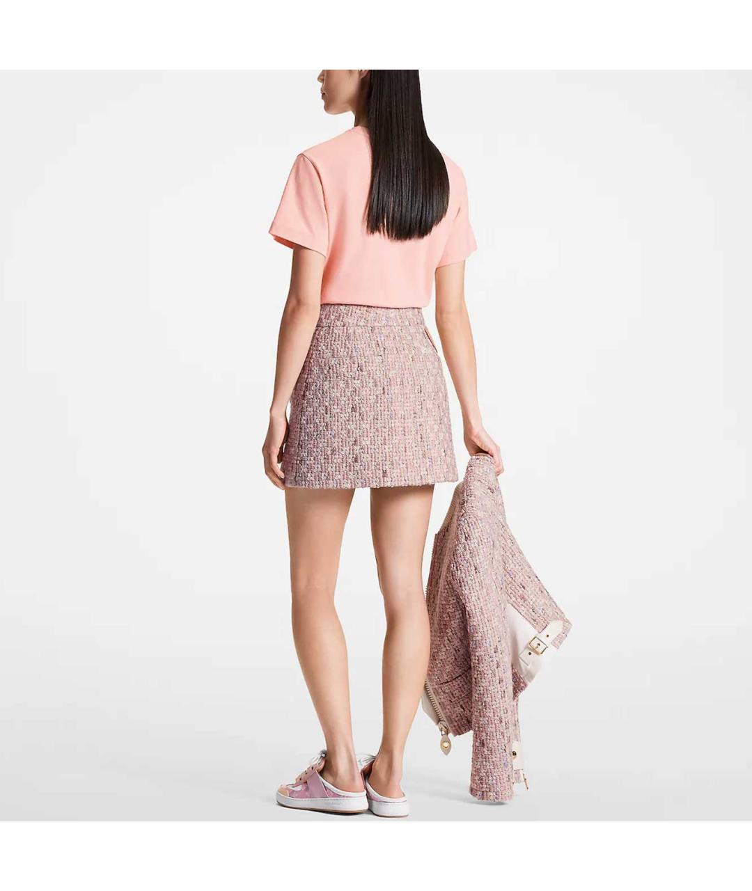 LOUIS VUITTON Розовая футболка, фото 3