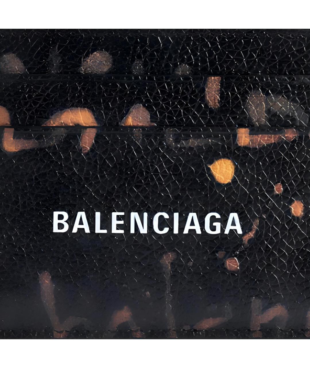 BALENCIAGA Черный кожаный кардхолдер, фото 3