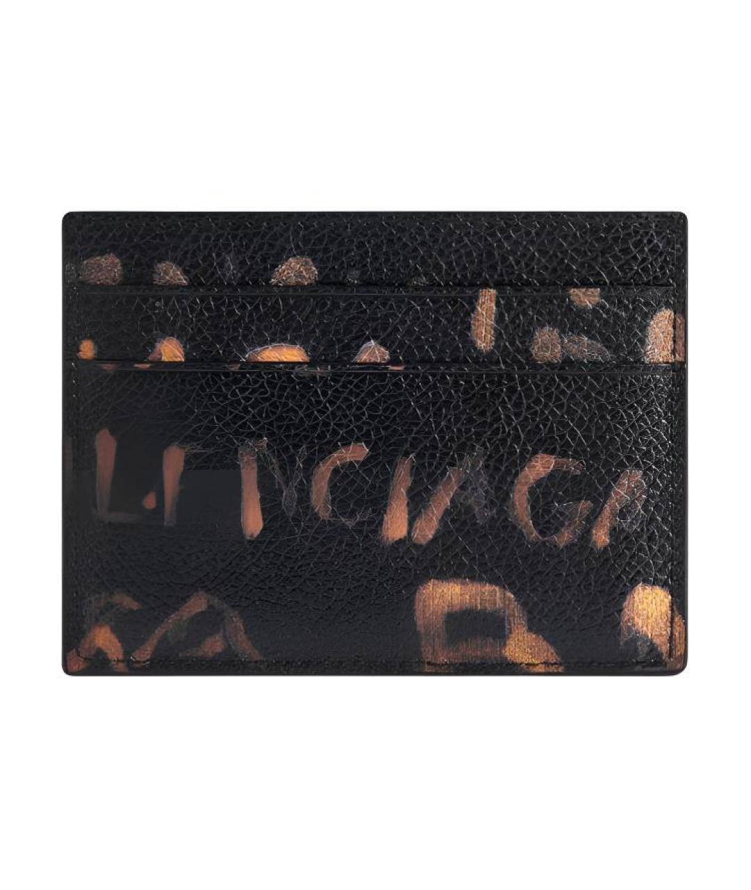 BALENCIAGA Черный кожаный кардхолдер, фото 2