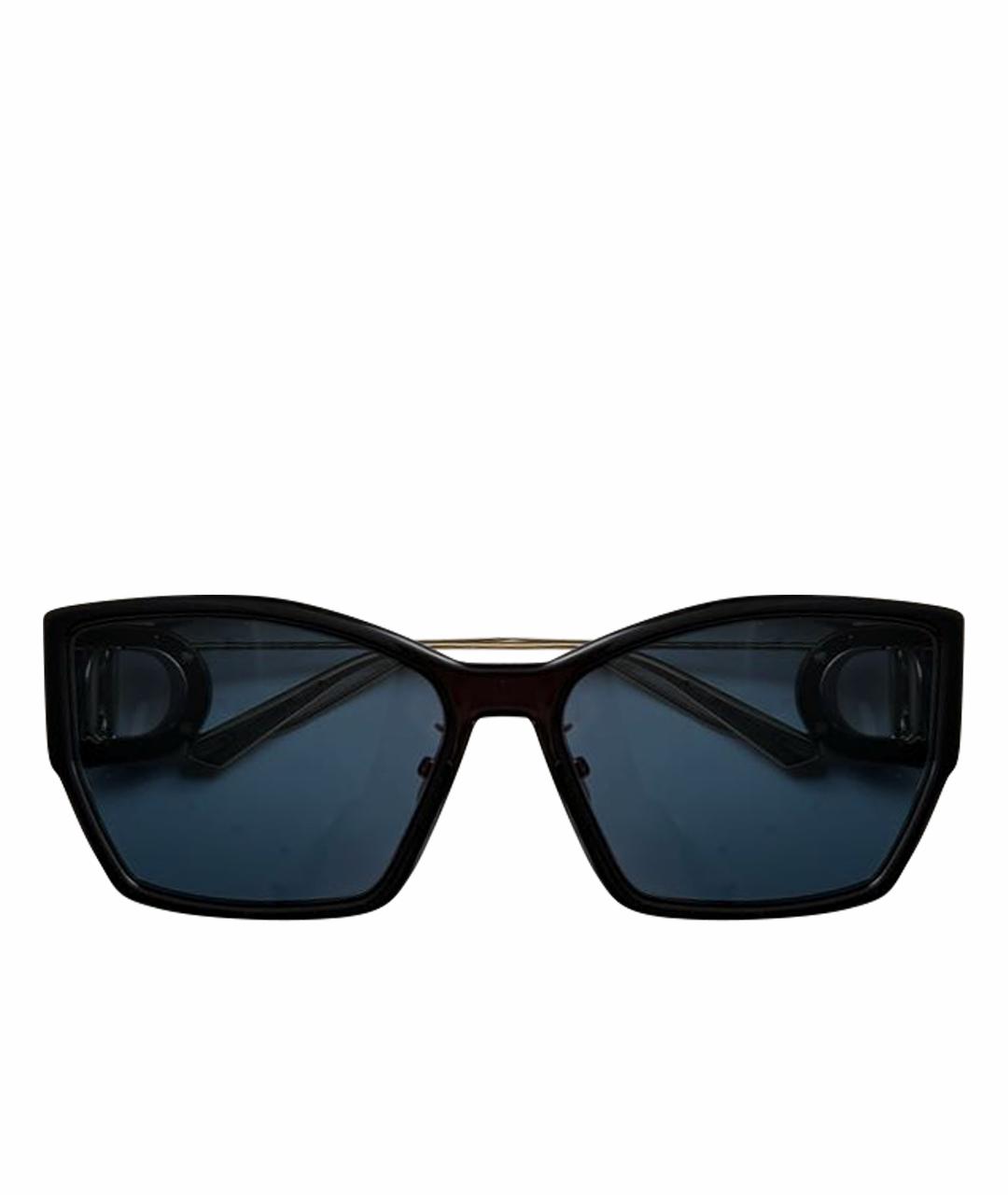 CHRISTIAN DIOR Черные пластиковые солнцезащитные очки, фото 1